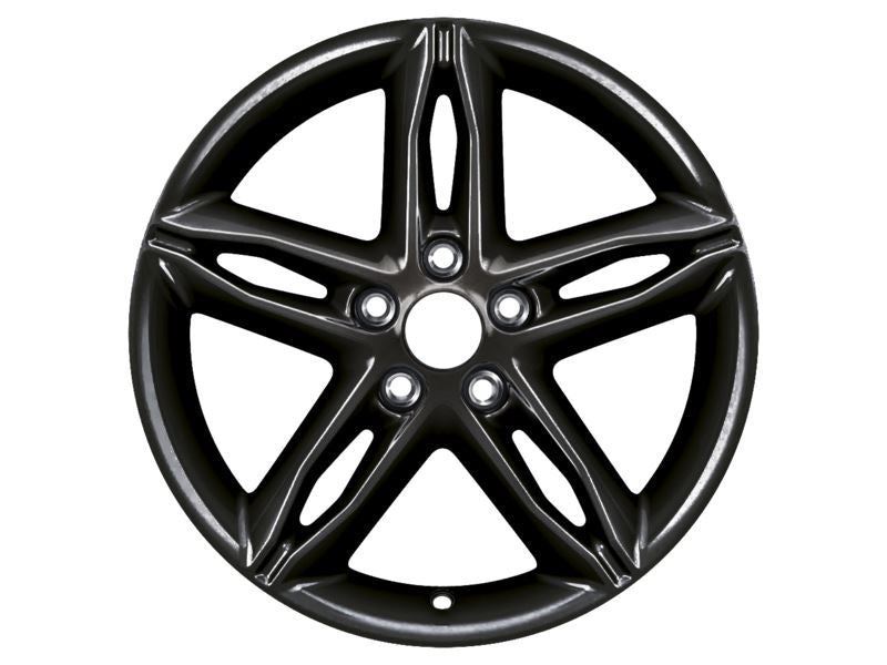 FOCUS 17" ALLOY WHEEL 5X2-SPOKE DESIGN ABSOLUTE BLACK FINISH 2014-2019 2237381