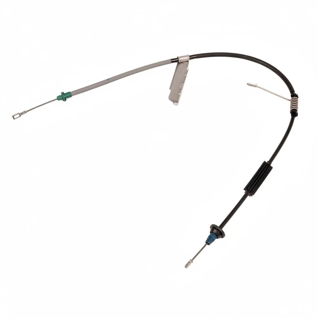 TRANSIT VAN AND KOMBI N/S PASSENGER SIDE REAR PARKING HAND BRAKE CABLE WITH DOUBLE REAR WHEELS 2014-ONWARDS