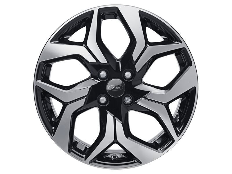 ECOSPORT 18" SET OF 4 ALLOY WHEELS 5-SPOKE DESIGN ABSOLUTE BLACK MACHINED FINISH 2017-2023 2265014