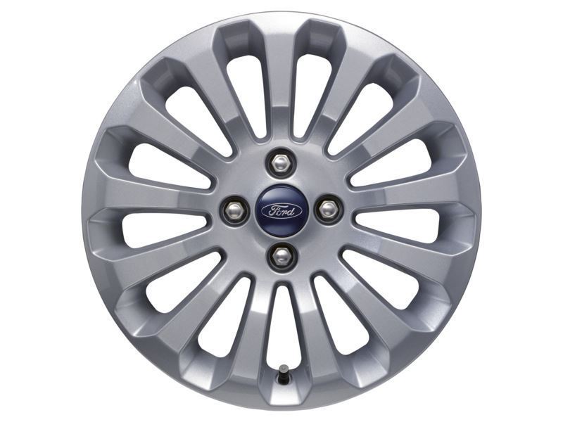 KA 15" SET OF 4 SET OF 4 ALLOY WHEELS 13-SPOKE DESIGN SILVER FINISH 2008-2016