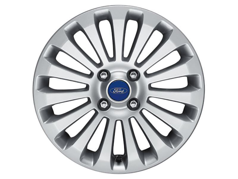 FIESTA 16" SET OF 4 ALLOY WHEELS 15-SPOKE DESIGN SILVER FINISH 2008-2012 2237340