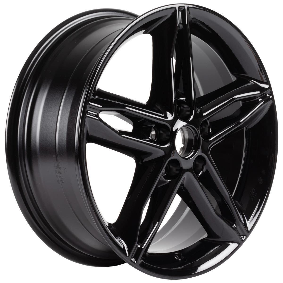 FOCUS 17" ALLOY WHEEL 5X2-SPOKE DESIGN ABSOLUTE BLACK FINISH 2014-2019 2237381