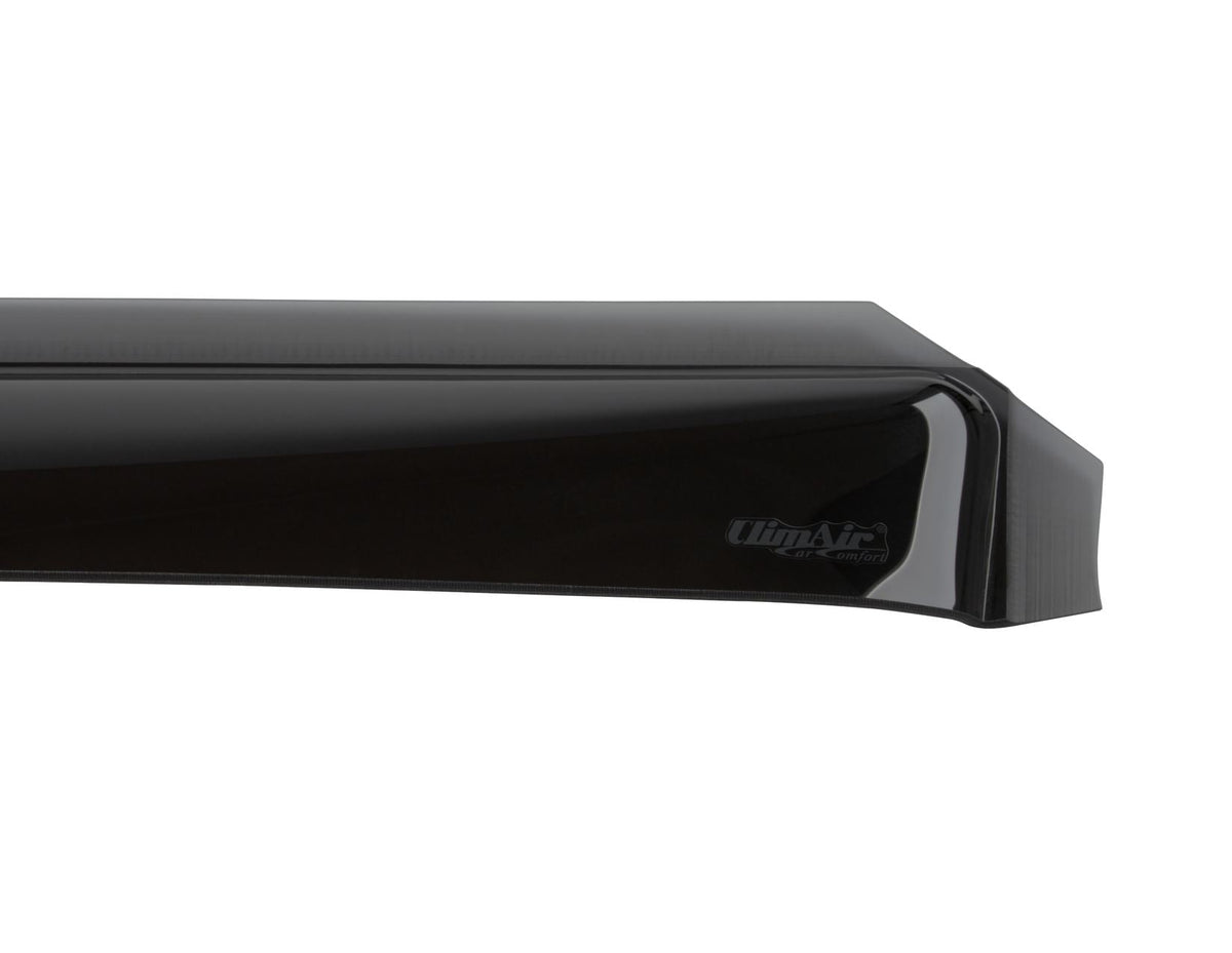 CLIMAIR* FRONT WINDOW WIND DEFLECTORS BLACK FOR TRANSIT CUSTOM 2023-ONWARDS