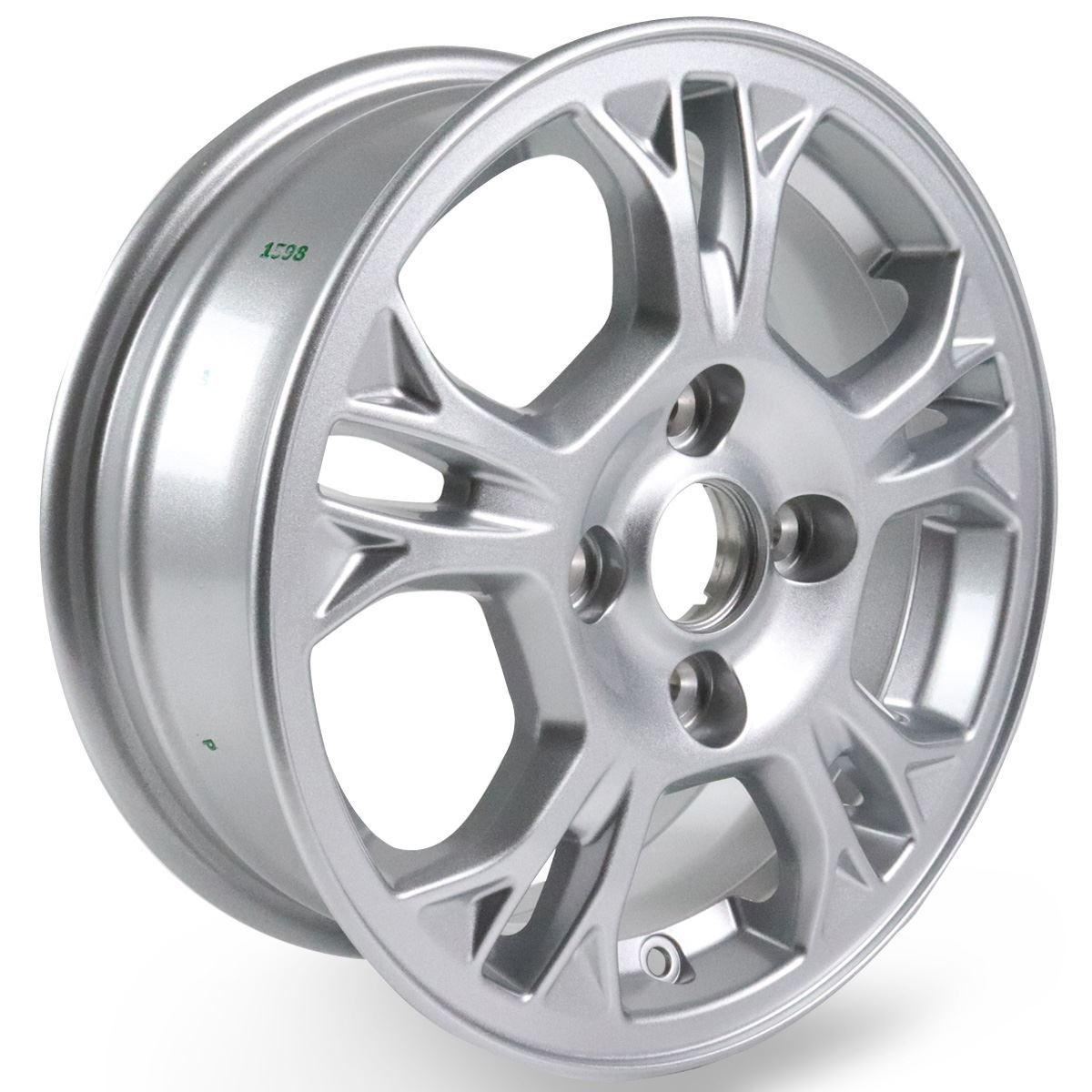 RANGER TKE 16" SET OF 4 ALLOY WHEELS 6X2-SPOKE DESIGN SPARKLE SILVER FINISH 2015-2023