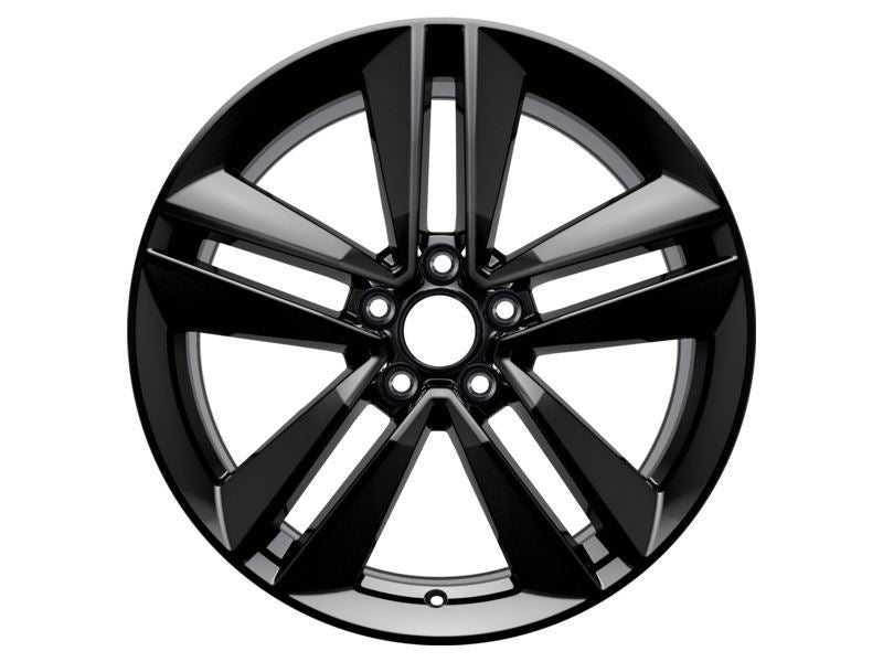 MUSTANG S550 19" SET OF 4 ALLOY WHEEL 5X2-SPOKE DESIGN EBONY BLACK FINISH 2015-2024