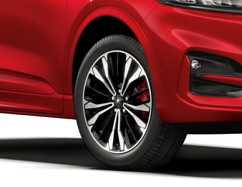 KUGA 19" SET OF 4 ALLOY WHEEL 15-SPOKE DESIGN EBONY BLACK FINISH 2020-ONWARDS