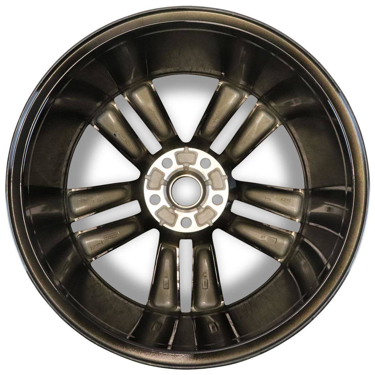 MUSTANG S550 19" SET OF 4 ALLOY WHEEL 5X2-SPOKE DESIGN EBONY BLACK FINISH 2015-2024