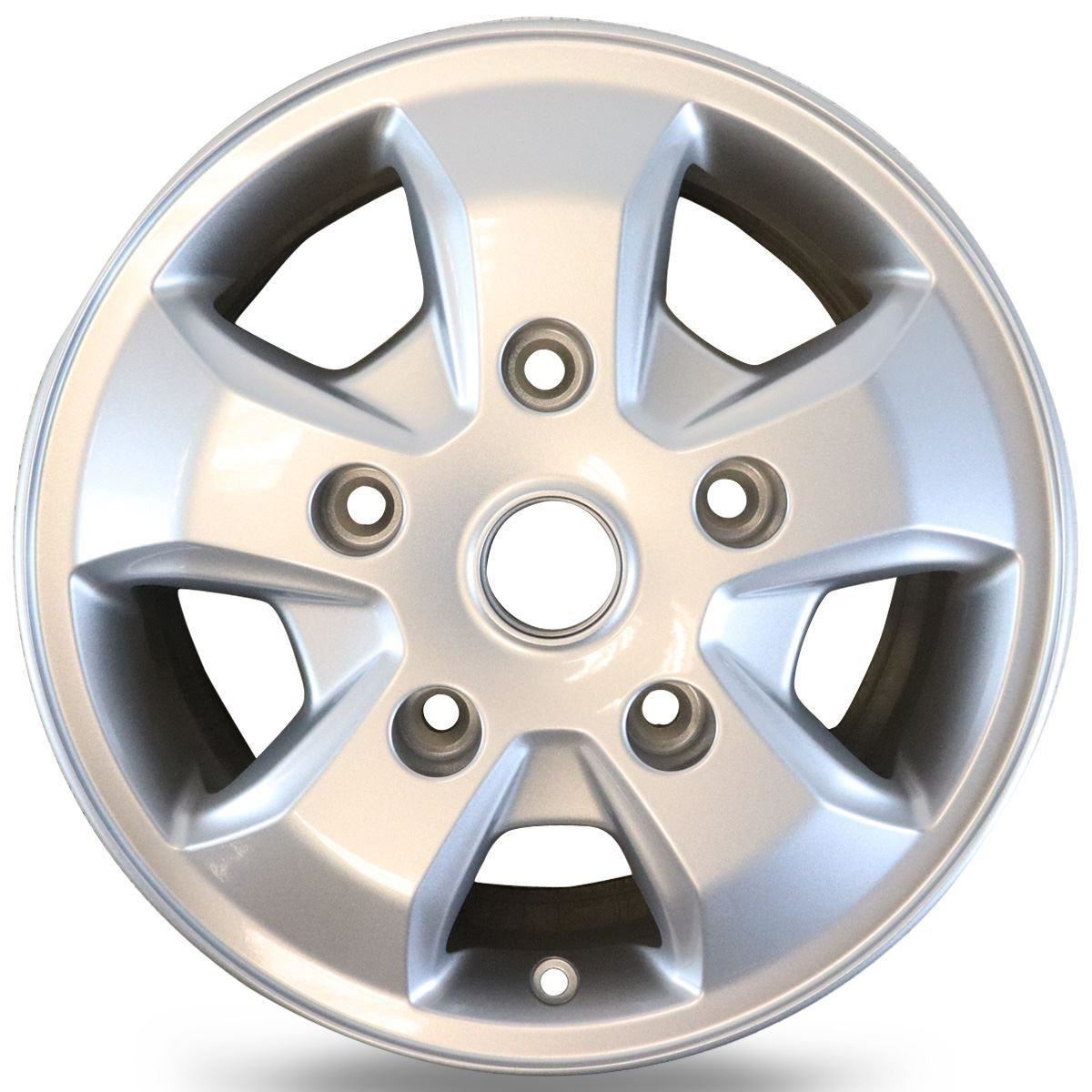 TRANSIT TOURNEO CUSTOM 16" SET OF 4 ALLOY WHEEL 5-SPOKE DESIGN SPARKLE SILVER PAINTED FINISH 2012-2023