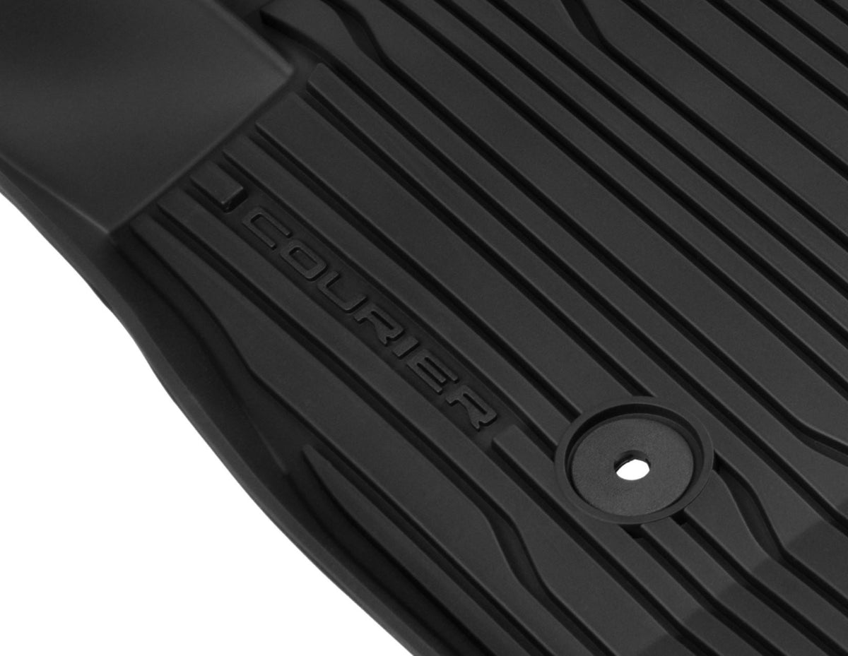 TRANSIT COURIER® FROM 11/2023 RUBBER FLOOR MATS FRONT,BLACK