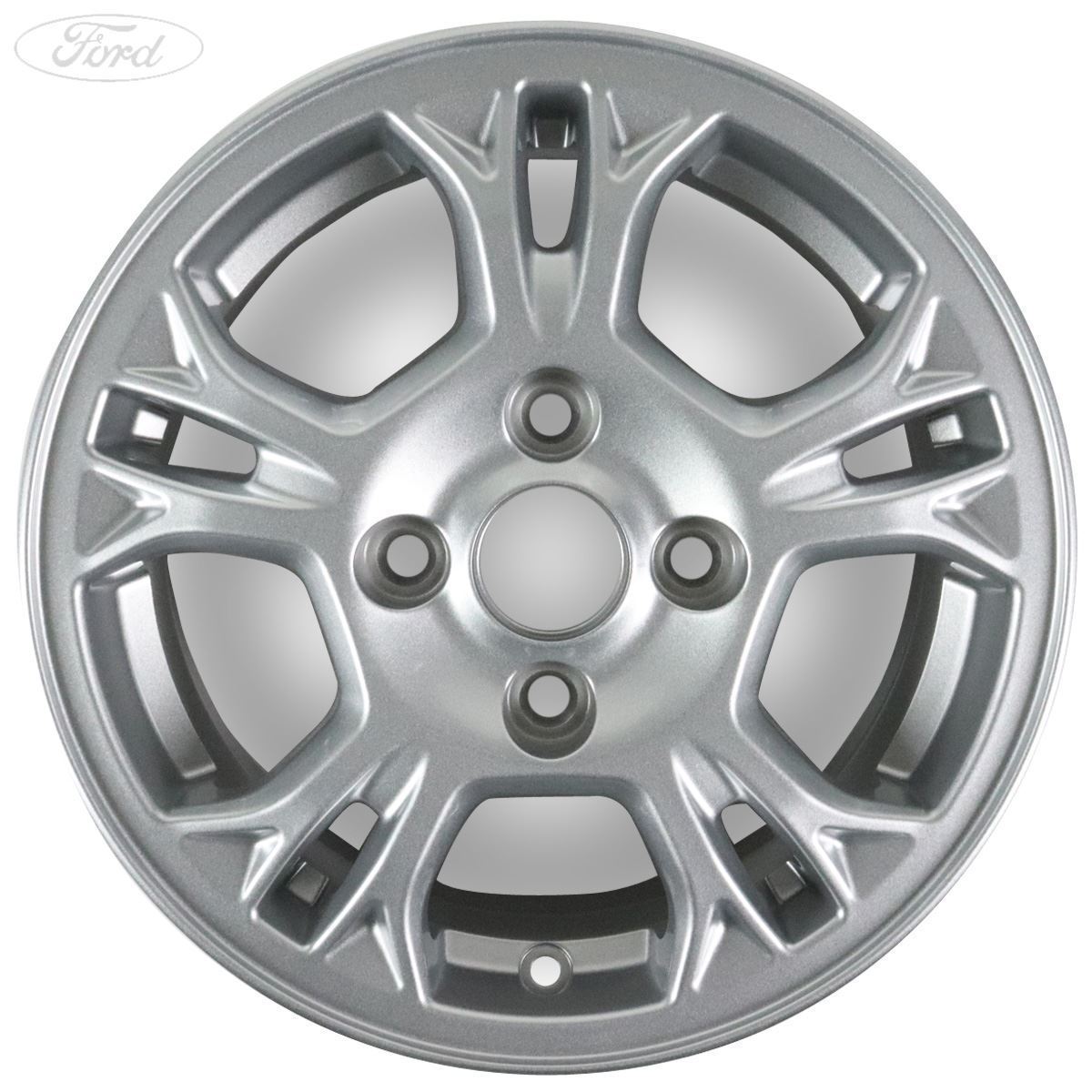 RANGER TKE 16" SET OF 4 ALLOY WHEELS 6X2-SPOKE DESIGN SPARKLE SILVER FINISH 2015-2023