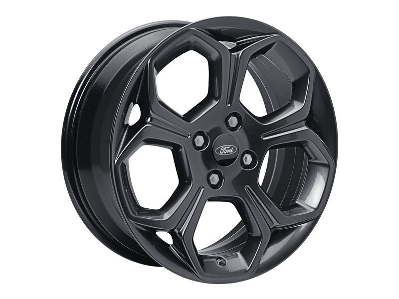 ECOSPORT 17" SET OF 4 ALLOY WHEEL 5-SPOKE DESIGN TARNISHED DARK METALLIC FINISH 2017-2023