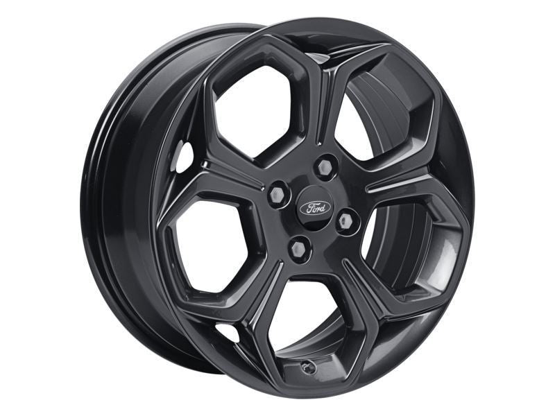 ECOSPORT 17" SET OF 4 ALLOY WHEEL 5-SPOKE DESIGN TARNISHED DARK METALLIC FINISH 2017-2023