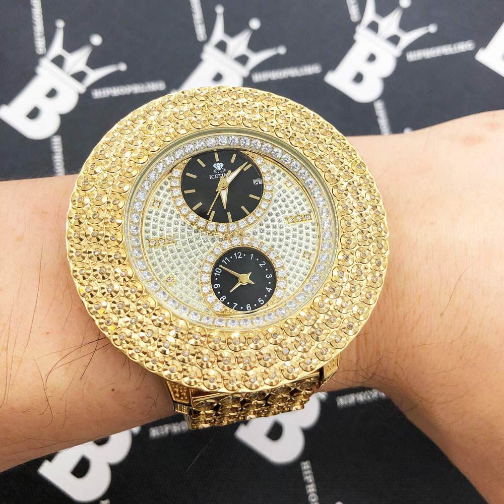 Jumbo King 2.00cttw Diamond Hip Hop IceTime Watch