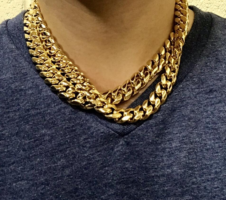 Miami Cuban Chain Yellow Gold
