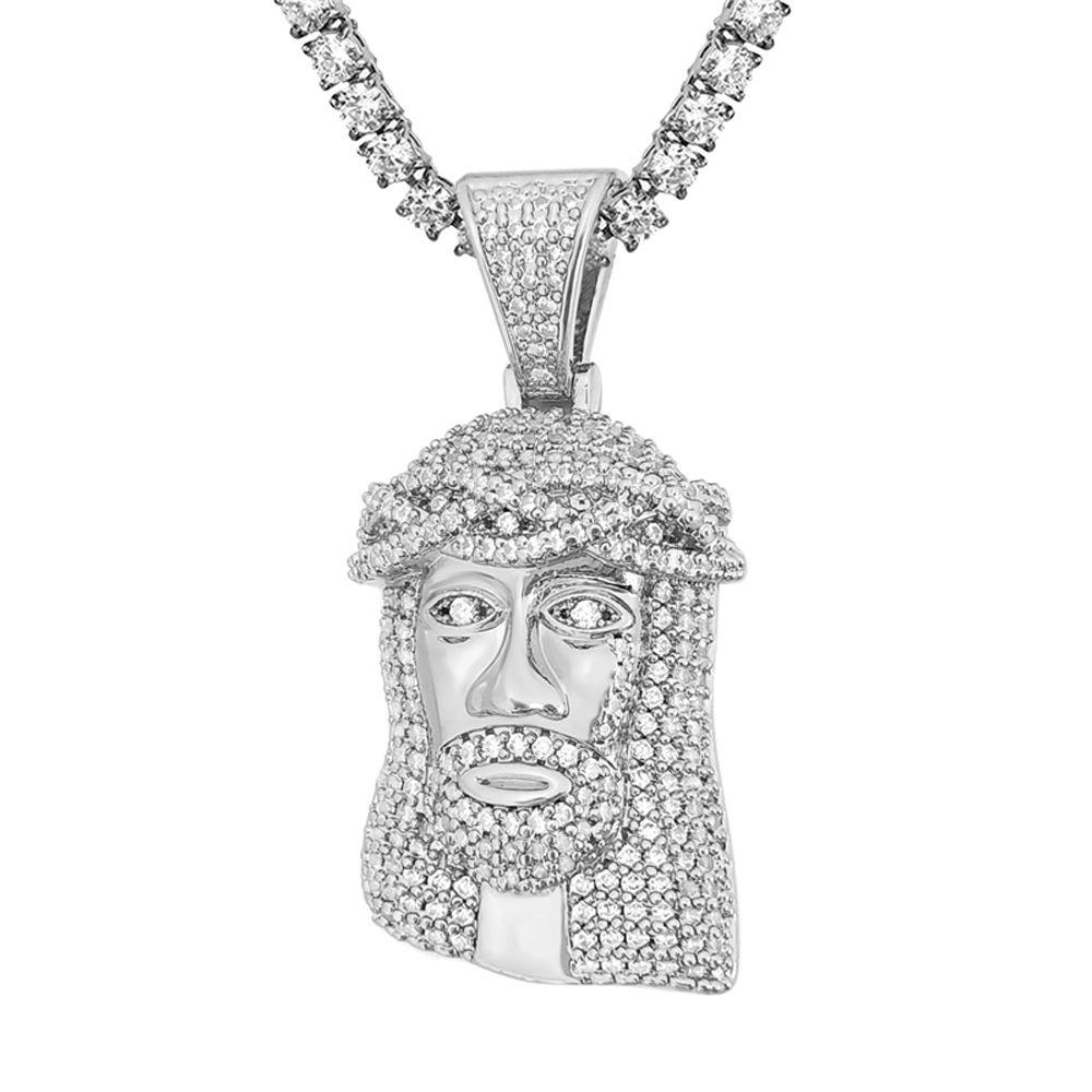 Mini Jesus Hip Hop Bling Bling Pendant