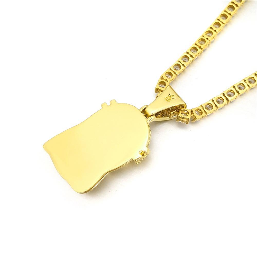 Mini Jesus Hip Hop Bling Bling Pendant