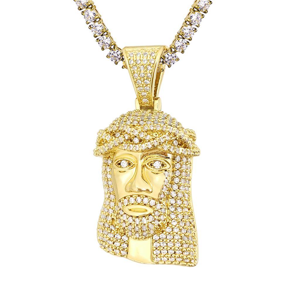 Mini Jesus Hip Hop Bling Bling Pendant