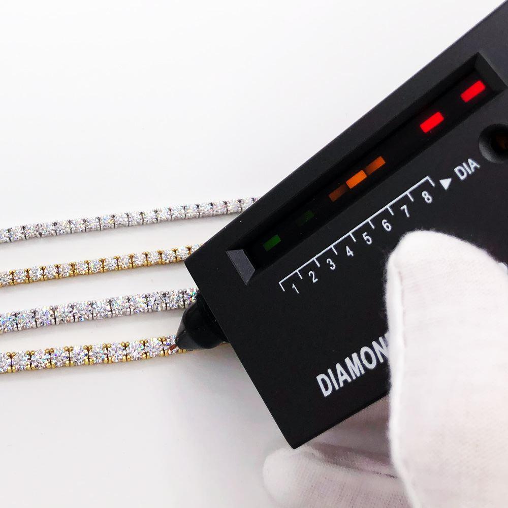 Moissanite VVS D Ideal Cut Tennis Bracelet in .925 Silver