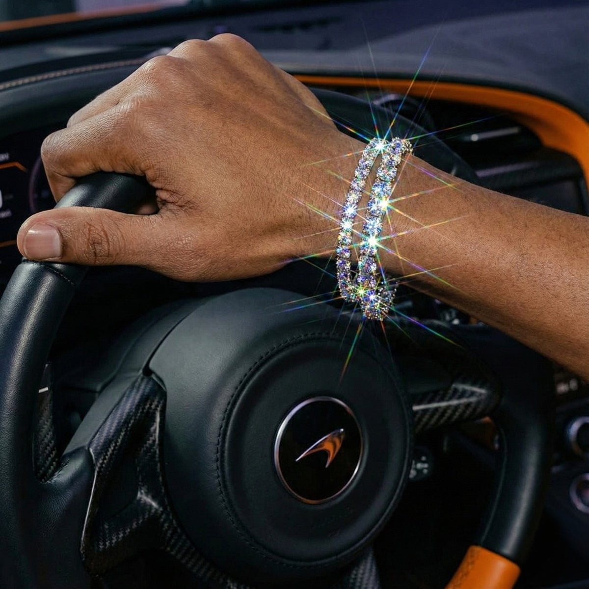Moissanite VVS D Ideal Cut Tennis Bracelet in .925 Silver