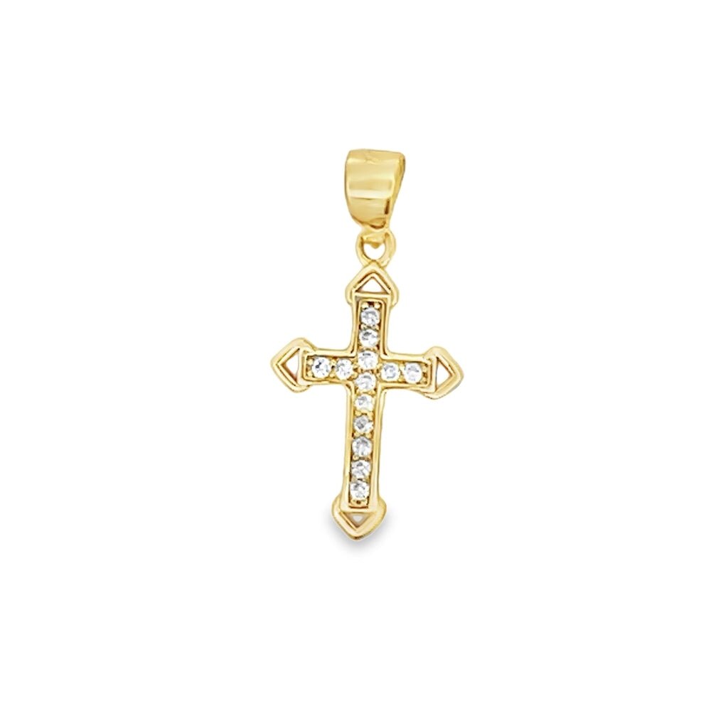 Nano Sharp Cross Pendant .925 Sterling Silver