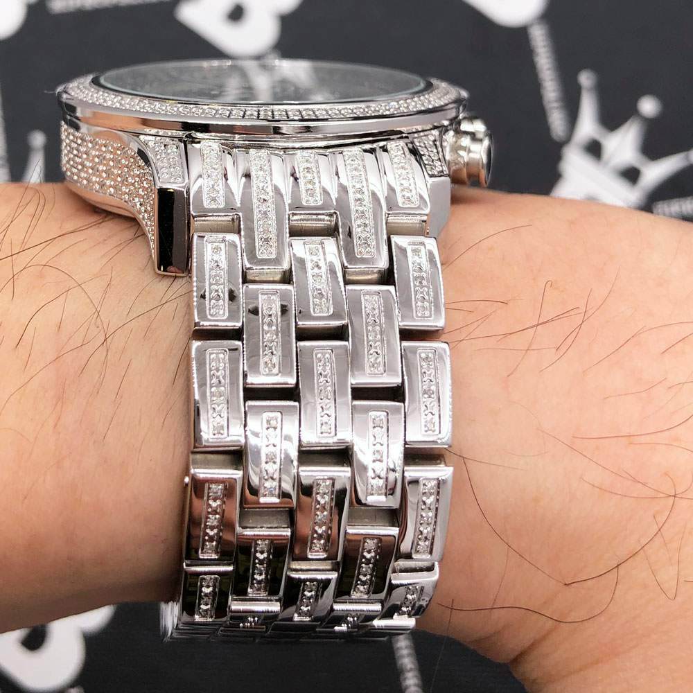 Prince 3.00cttw Diamond Hip Hop IceTime Watch