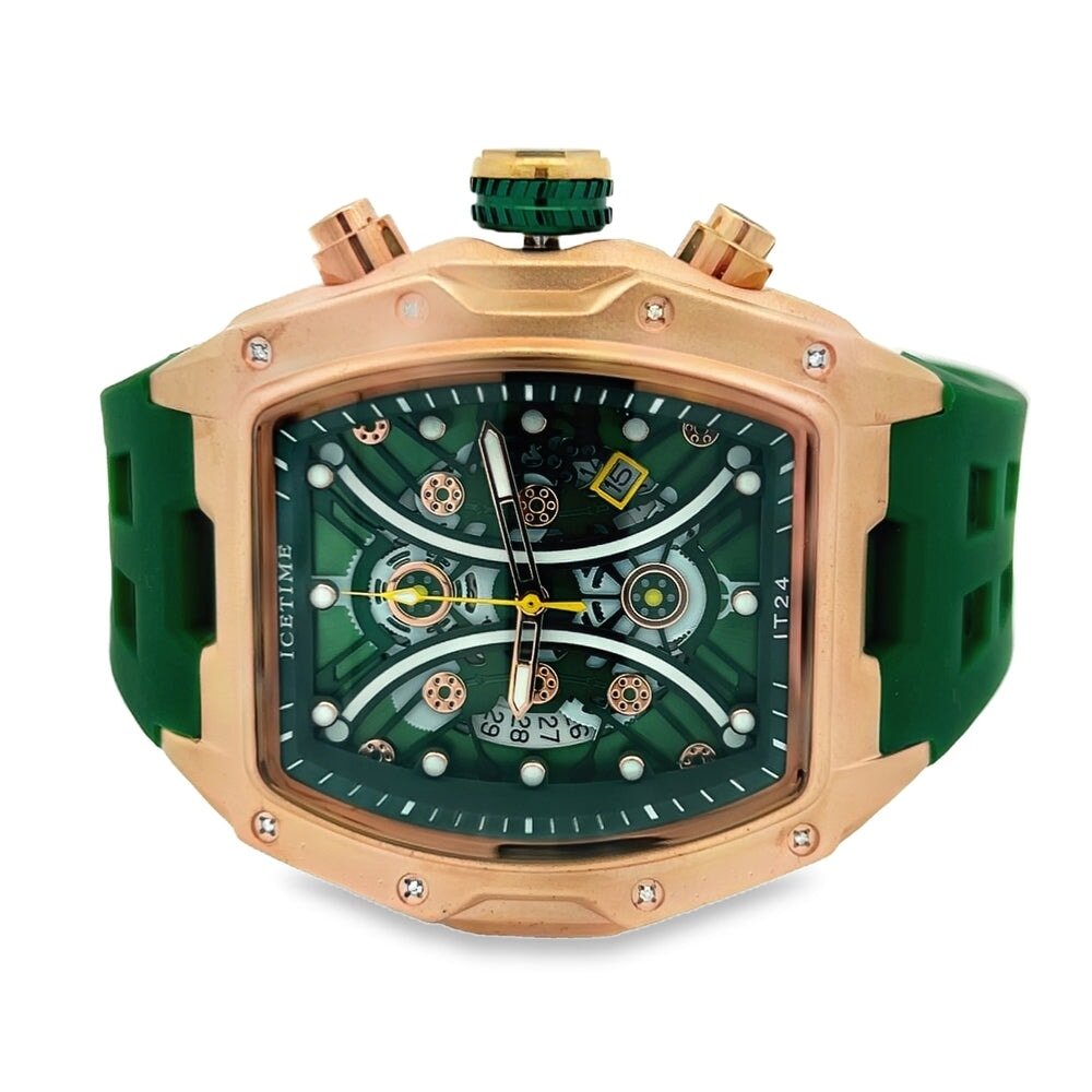 Sport Real Diamond Hip Hop Watch