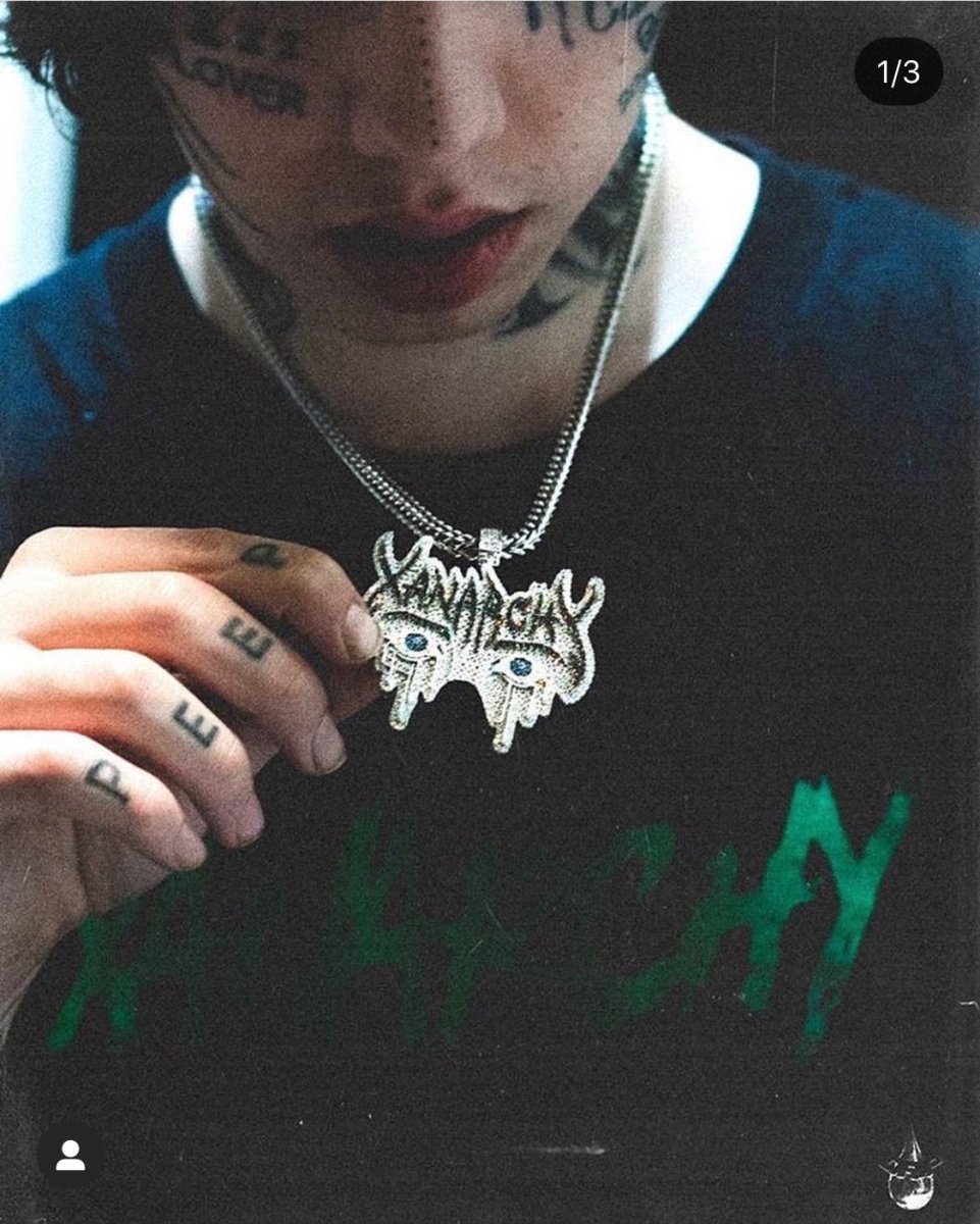 Xanarchy Lil Xan Face Official Pendant | .925 Silver