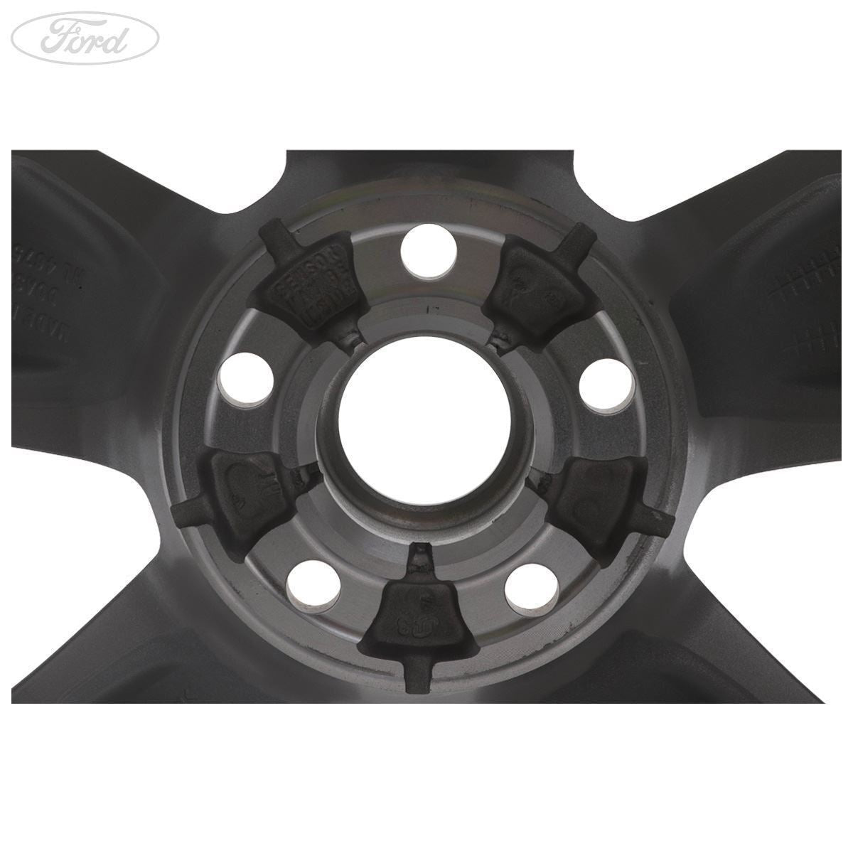 TRANSIT CONNECT 16" SET OF 4 ALLOY WHEEL 5X2-SPOKE DESIGN SILVER FINISH 2013-2022