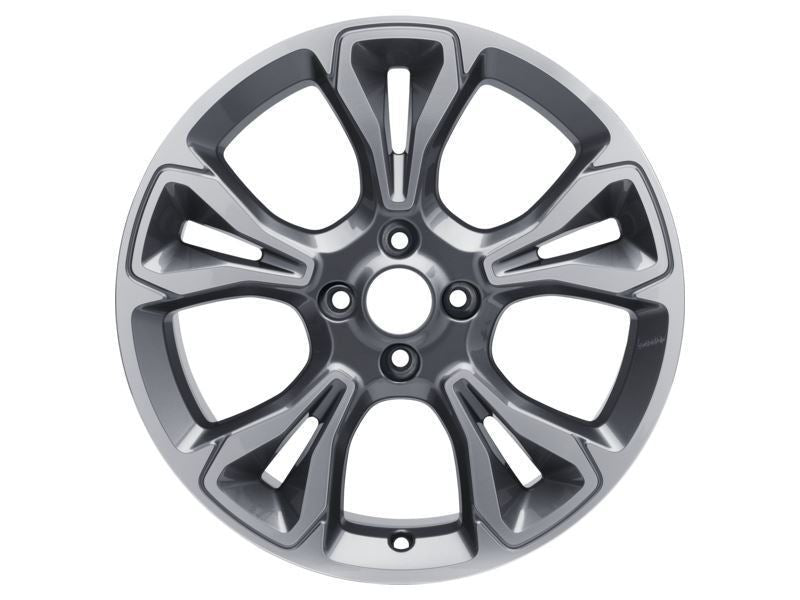 FIESTA 18" SET OF 4 SET OF 4 ALLOY WHEELS 5X2-SPOKE DESIGN ROCK METALLIC MACHINED FINISH 2017-2023