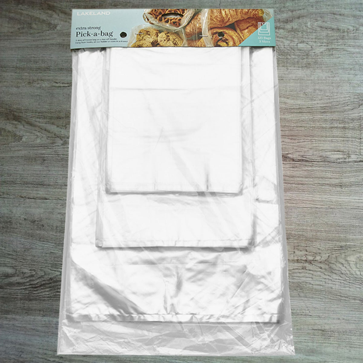 125 Pick A Bag Flat Freezer Bags - Assorted Sizes