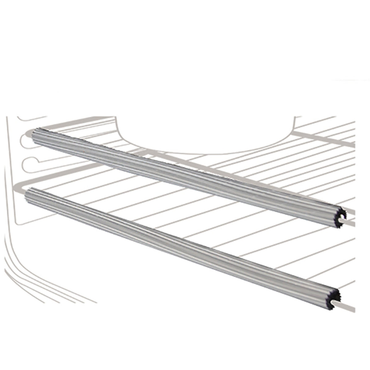 2 Silicone Oven Shelf Edge Guards