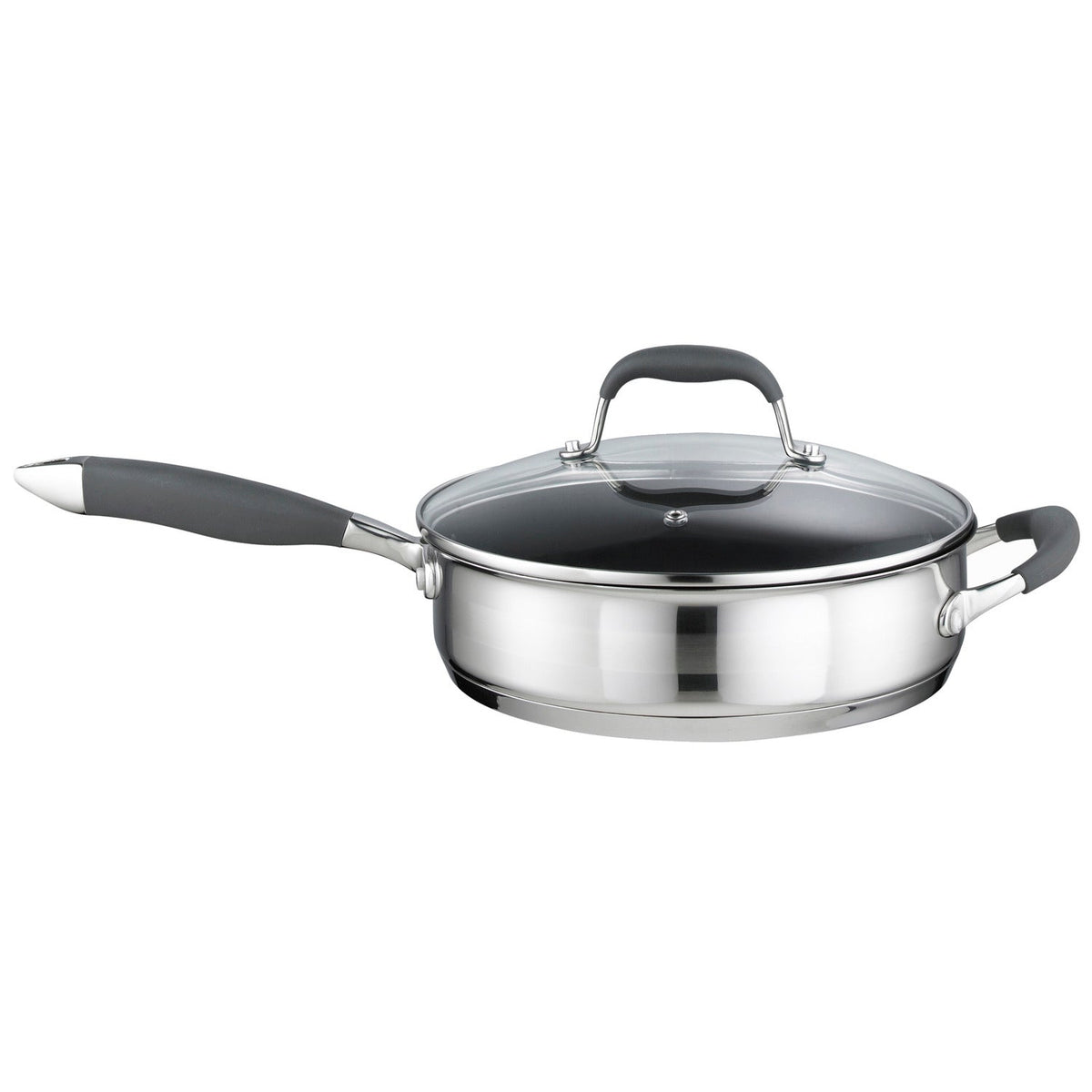 Lakeland Stainless Steel 24cm Lidded Saute Pan