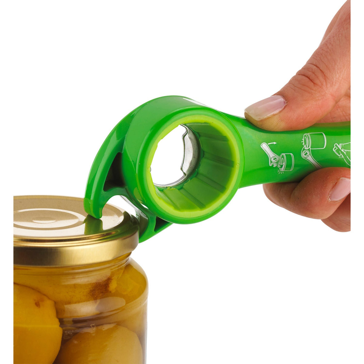 Zyliss 5 Way Bottle Opener - Green
