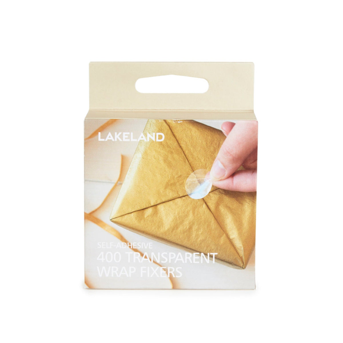 400 Wrap Fixers Clear Round Self Adhesive Sticker Seals