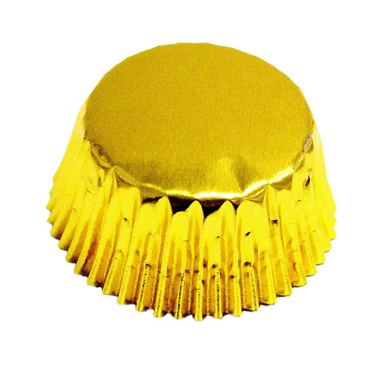 30 PME Greaseproof Cupcake Cases - Metallic Gold