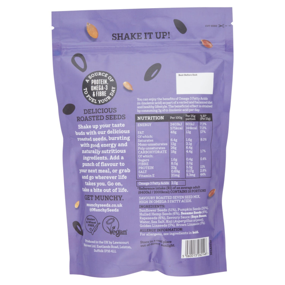 Munchy Seeds Omega Mix Sprinkles Snack 450g