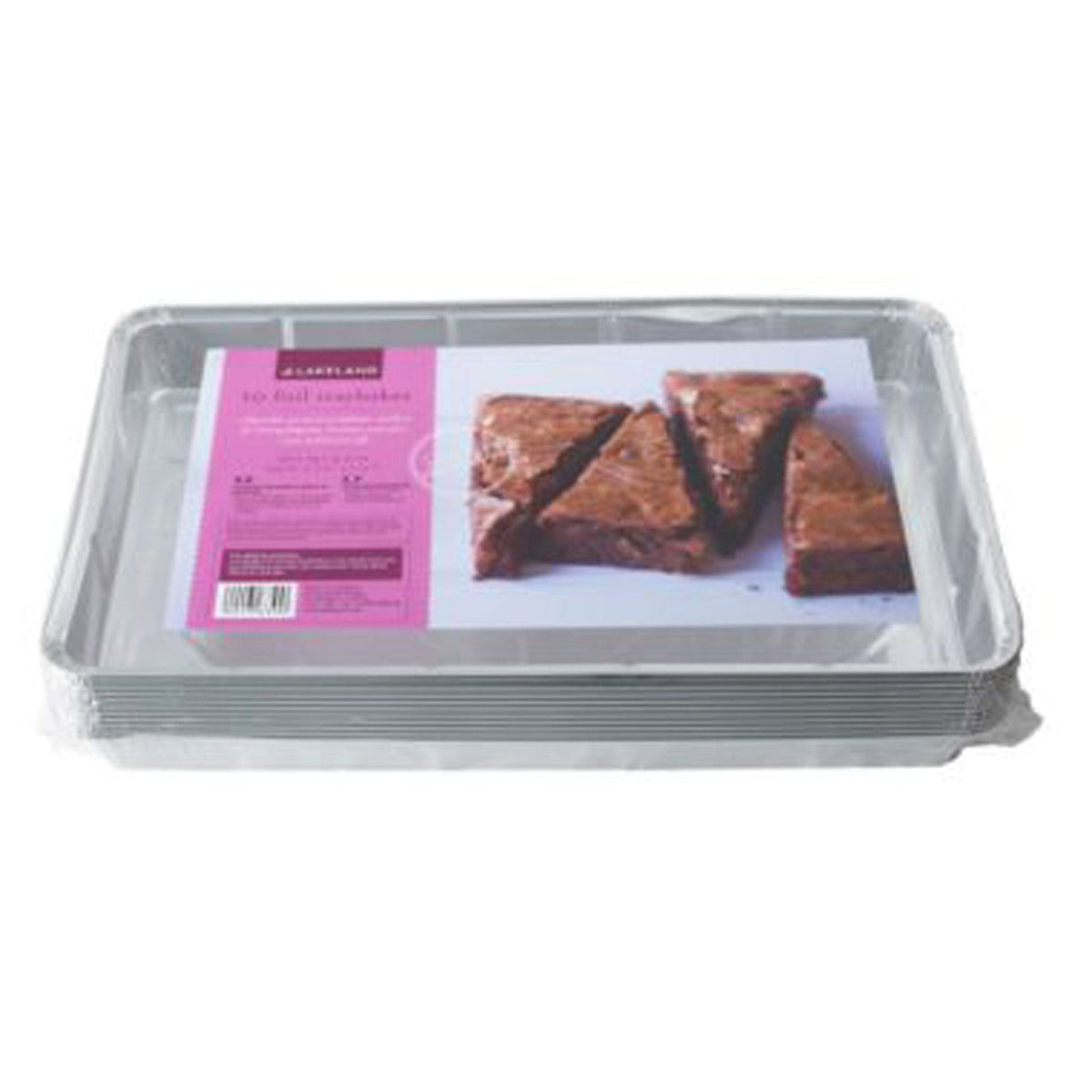 10 Foil Tray Bake Baking Trays 32 x 19cm