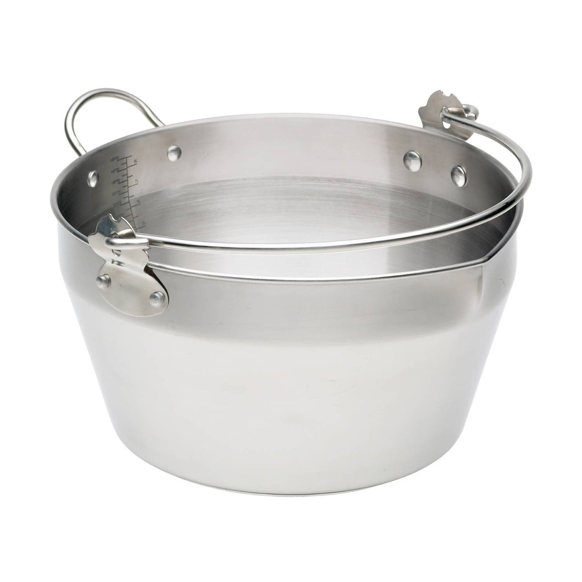 Stainless Steel Maslin Jam Pan and Handle 8.5L