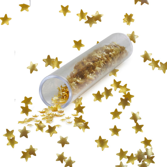 Cake Decorating Sprinkles - 1.4g Edible Gold Stars