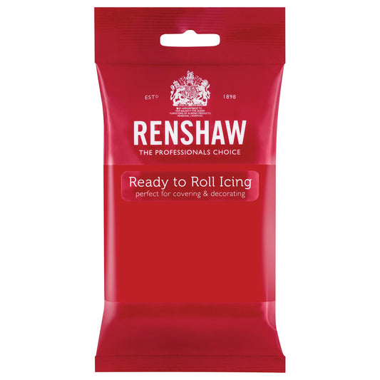 Renshaw Ready to Roll Coloured Icing - 250g Red