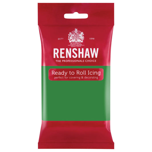 Renshaw Ready to Roll Coloured Icing - 250g Green