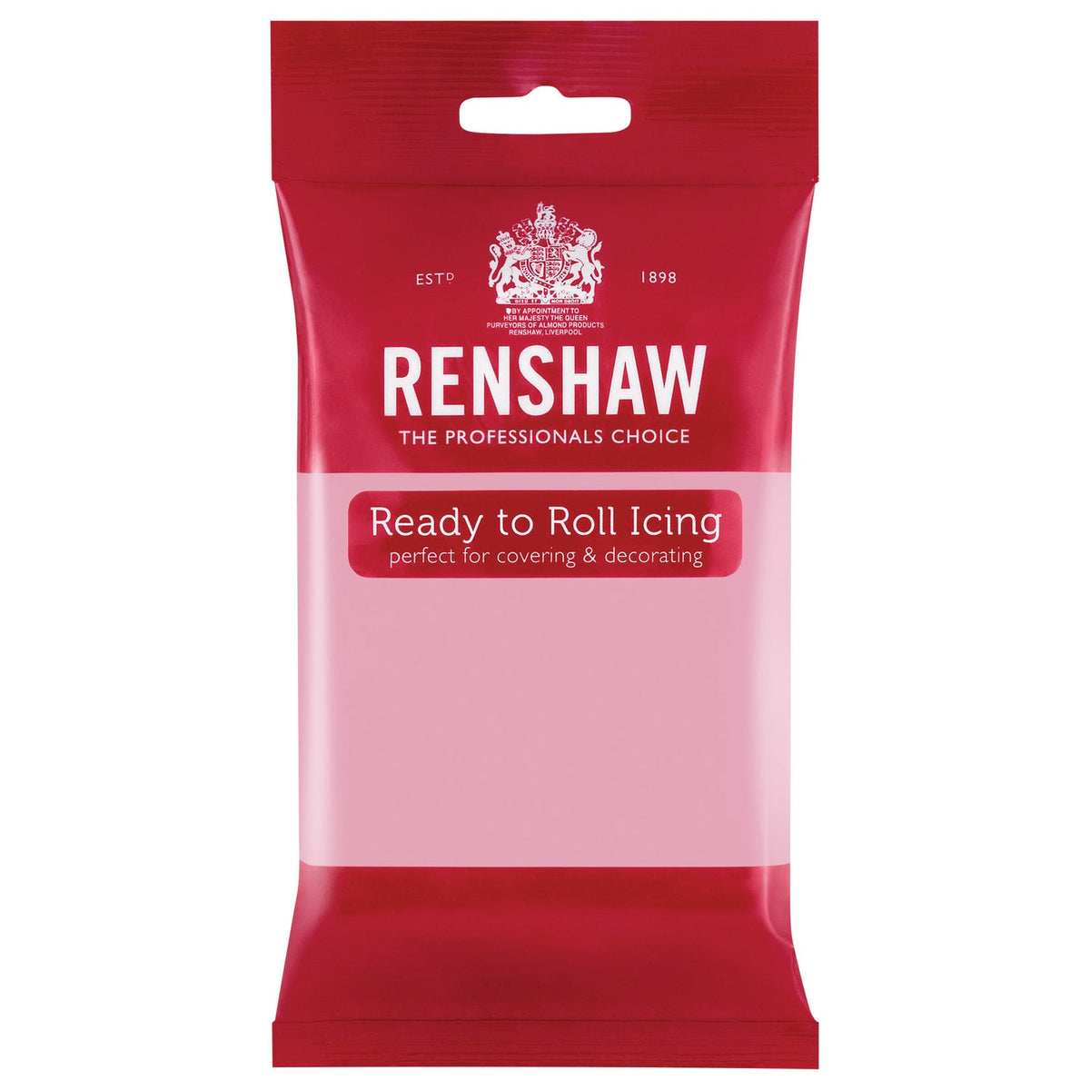 Renshaw Ready to Roll Coloured Icing - 250g Pink