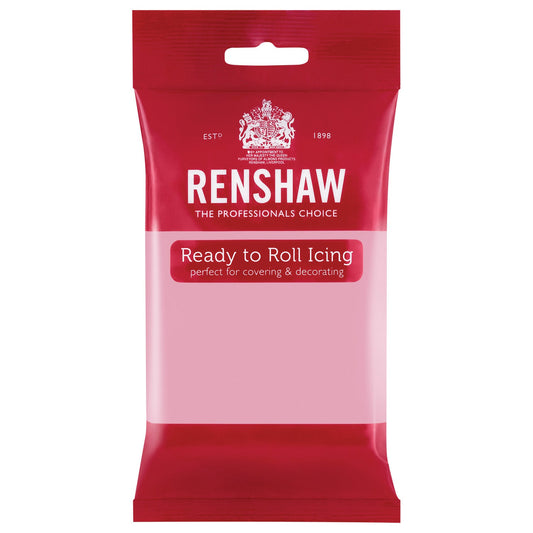 Renshaw Ready to Roll Coloured Icing - 250g Pink