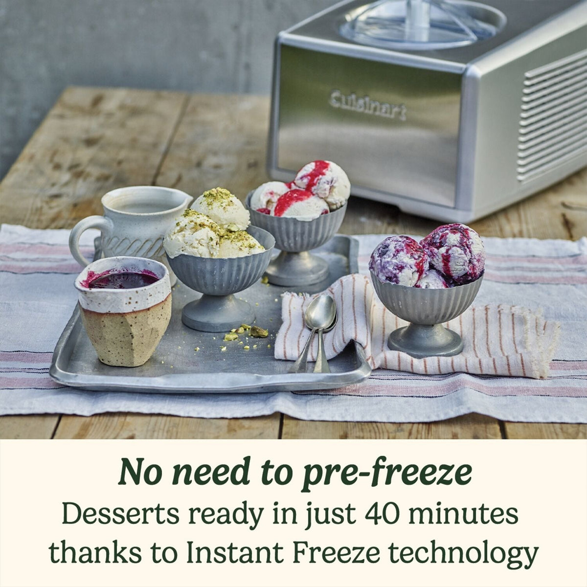 Cuisinart Gelato and Ice Cream Maker 1.5L ICE100BCU