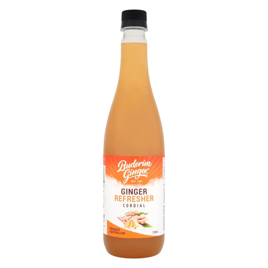 Buderim Ginger Refresher Ginger Beer Concentrate 750ml