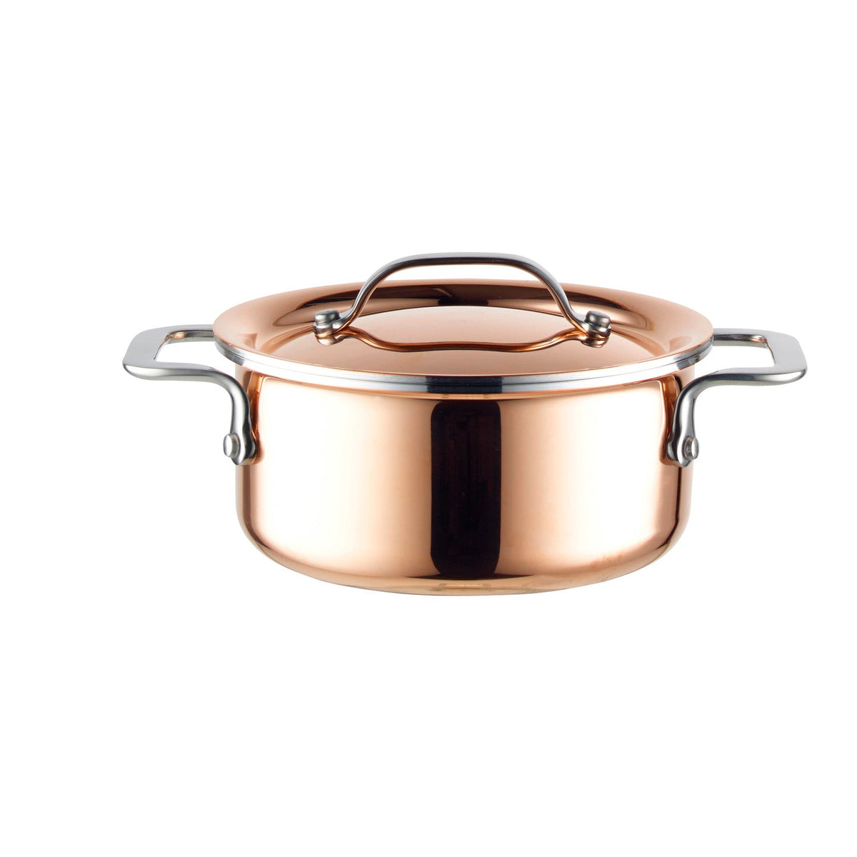 Copper Tri-Ply Mini Casserole Pan 10cm