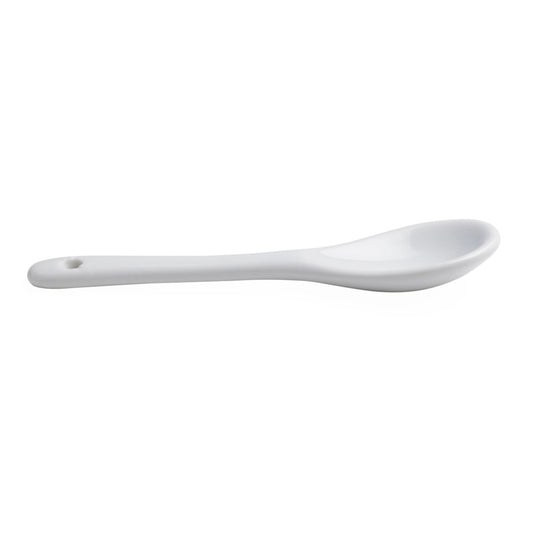 Elegance Mini Porcelain Sauce Serving Spoon