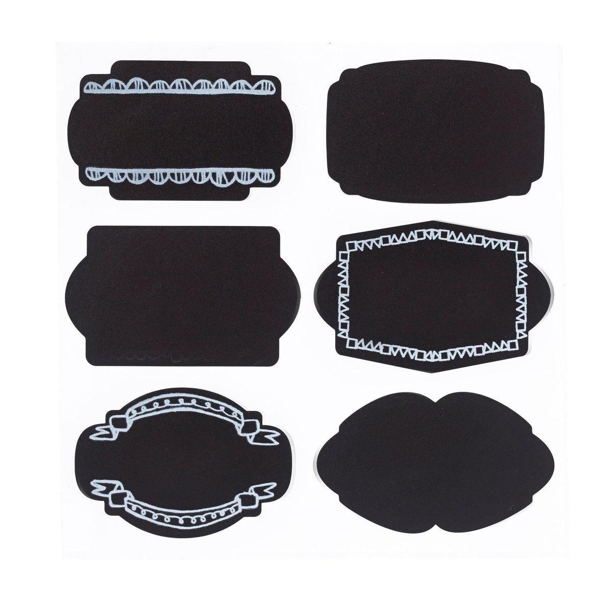 24 Chalkboard Jar Labels