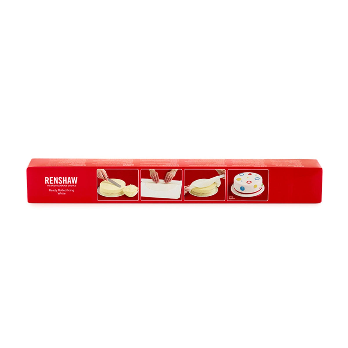 Renshaw Ready Rolled Icing Circle - 450g White - For 20cm Cakes