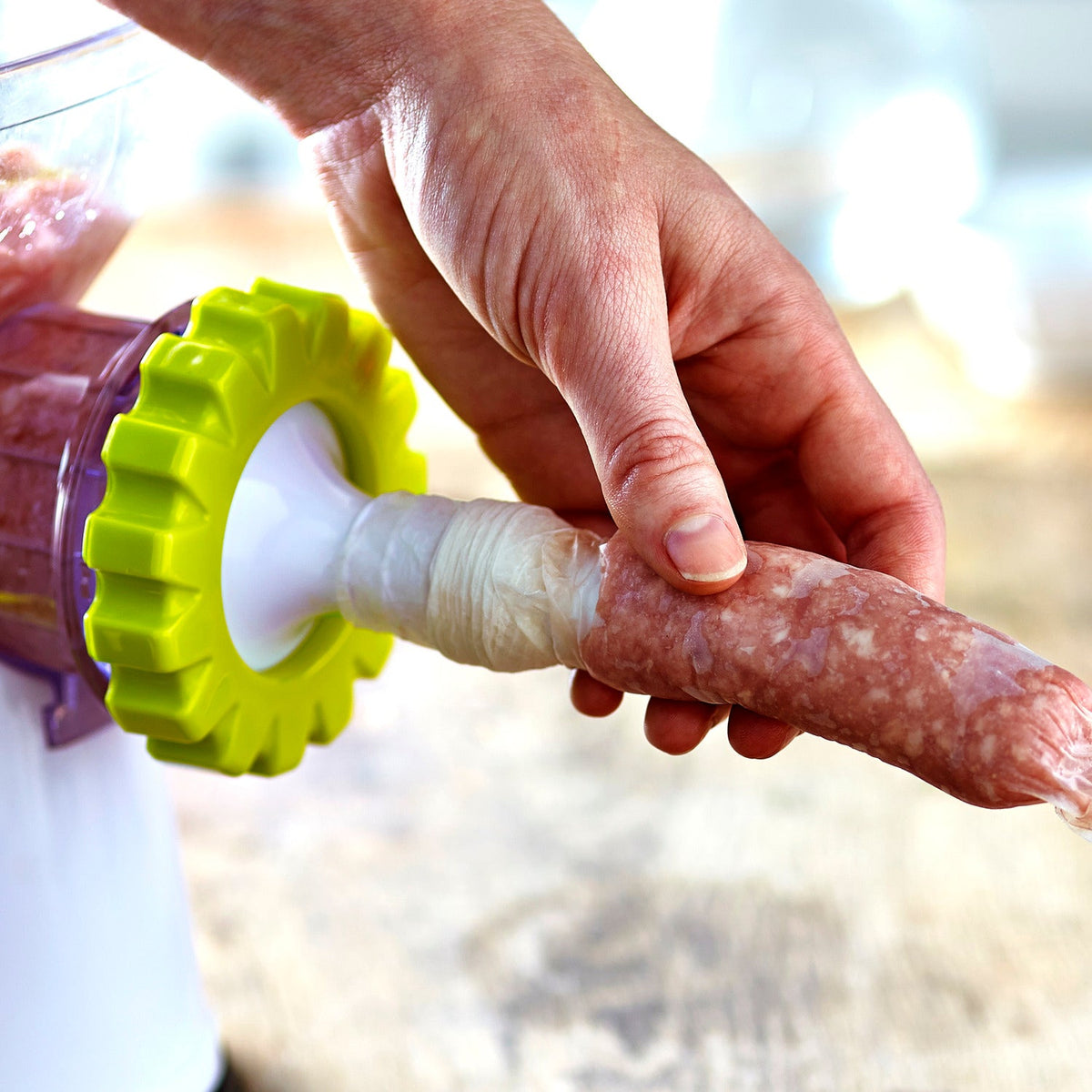 Manual Meat Mincer and Sausage Maker Machine